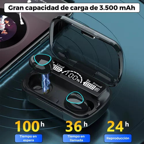 Audifonos m10 mega master plus bass boosted