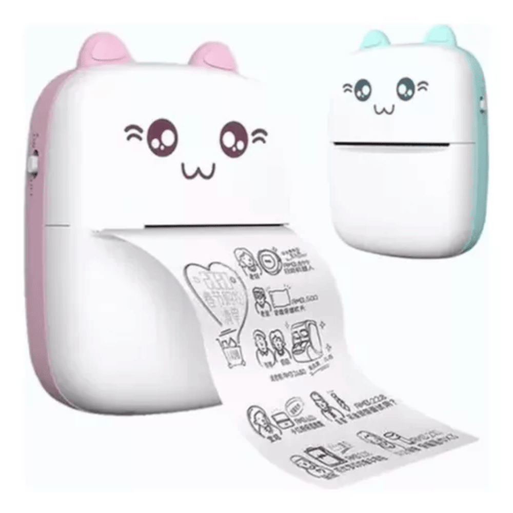 Mini Impresora Kawaii Portátil Inalámbrico